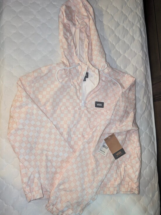 Vans Jackets & Blazers - Vans Women's Quarter Zip Crop Pull Over Wind Breaker Medium New With Tags